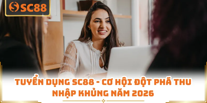Tuyển dụng SC88 - Cơ Hội Đột Phá Thu Nhập Khủng Năm 2026 5 Tuyển dụng SC88 - Cơ Hội Đột Phá Thu Nhập Khủng Năm 2026